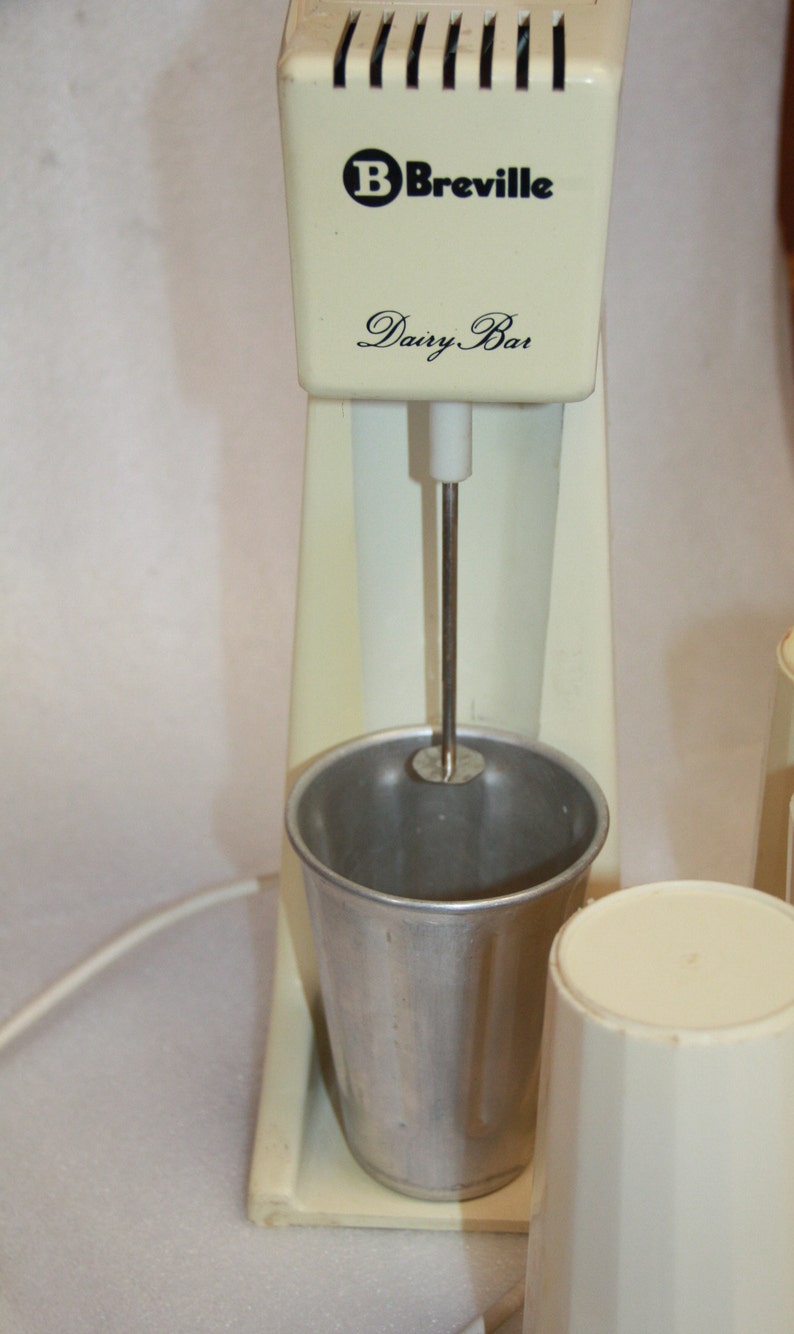 Breville Dairy Bar Vintage Milkshake Maker Comes With 4 Etsy