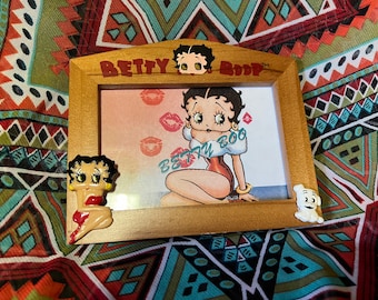 Vintage Framed Betty Boop Print - 1997 Collectible