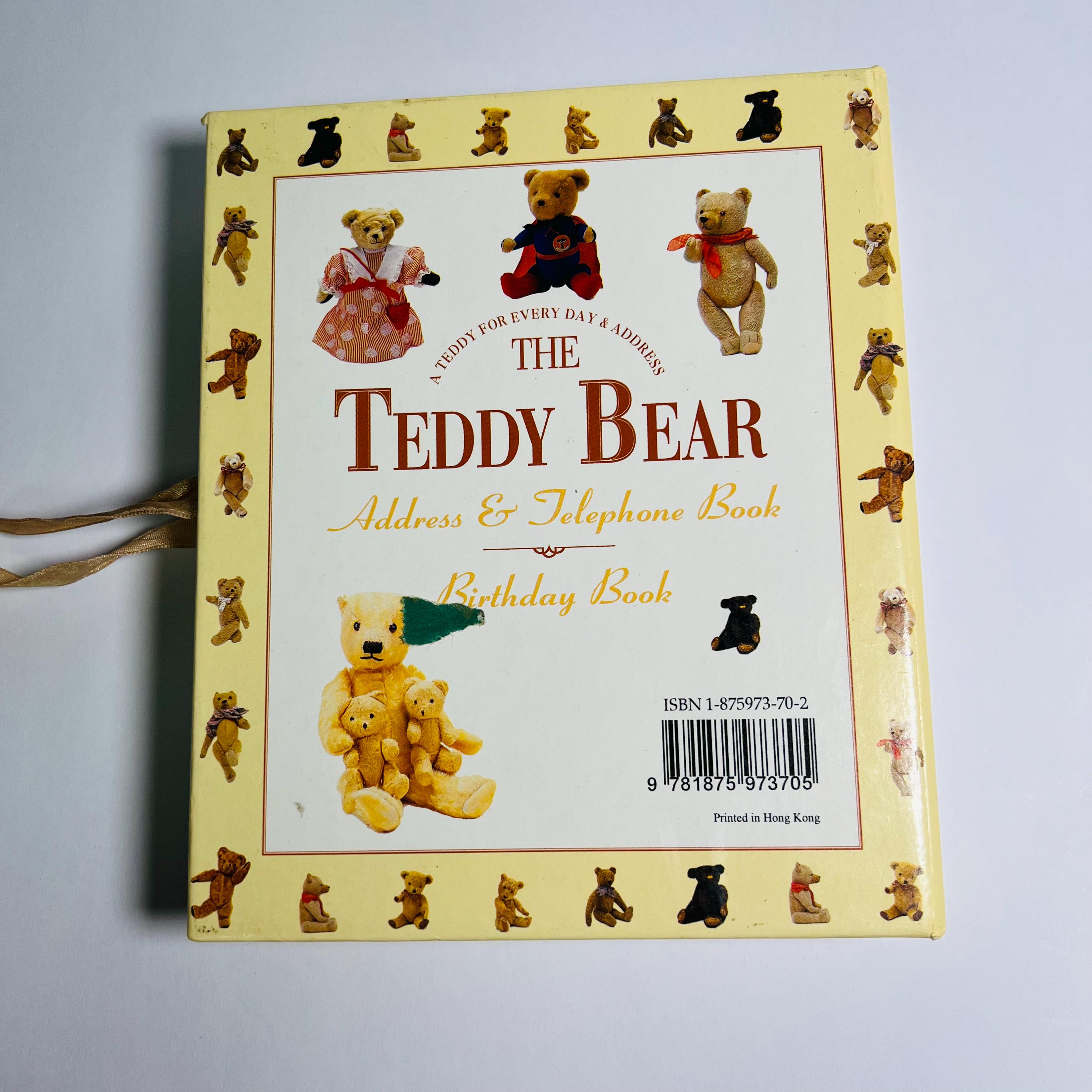 Hank  12CD Bear Family 廃盤 BOX 値下げ Vintage 1996 Ken Fin Teddy Bear Double Book Set: Address