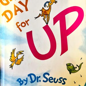 Great Day For Up Dr. Seuss illustré par Quentin Blake Livres brillants pour débutants, édition club de lecture Grolier, collection