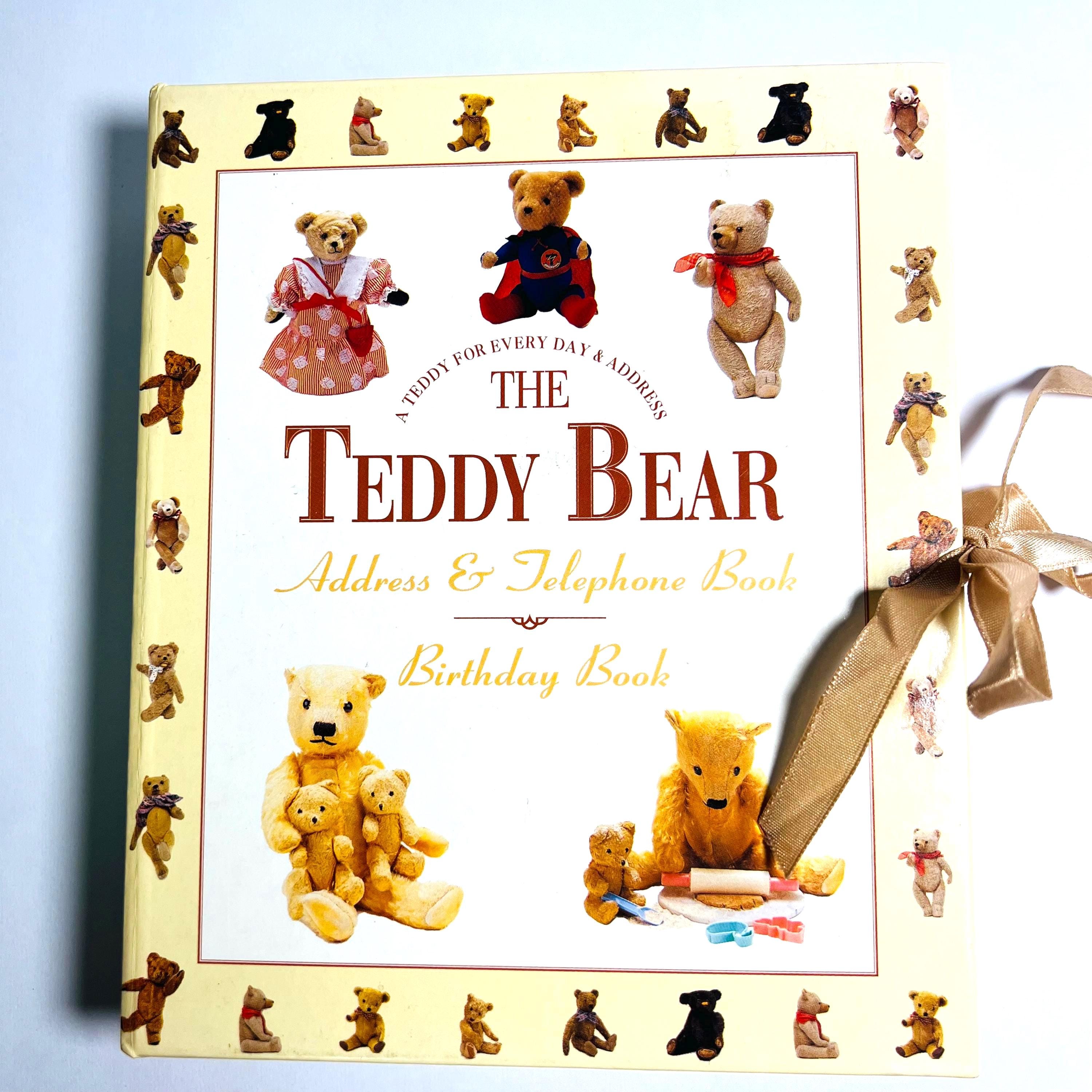 Vintage 1996 Ken Fin Teddy Bear Double Book Set: Address