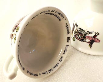 Hendricks Gin Cup and Saucer - Two Different Available - Etsy