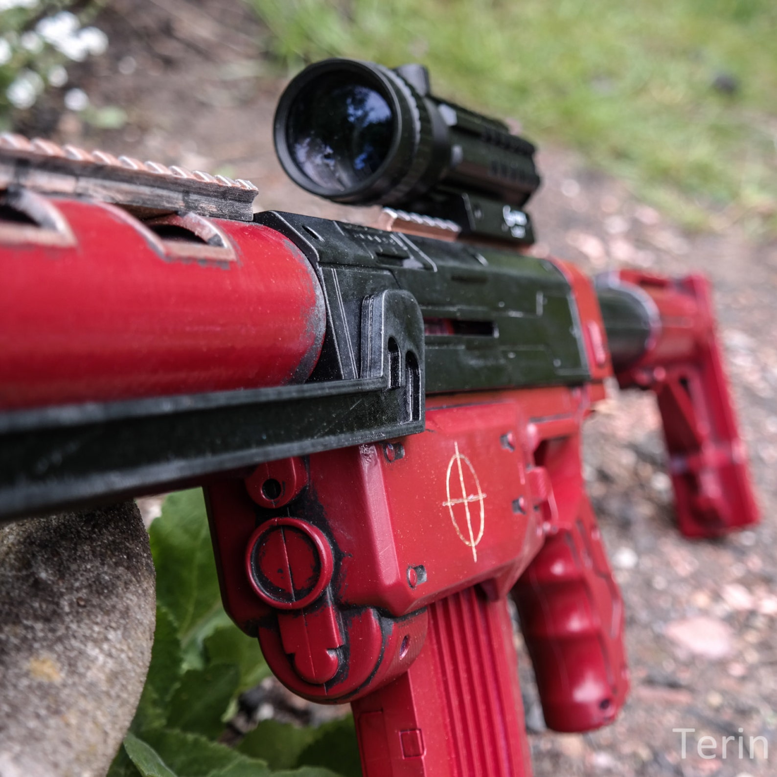 Nerf Blaster Deadshot's Custom AR15 guard/barrel Etsy