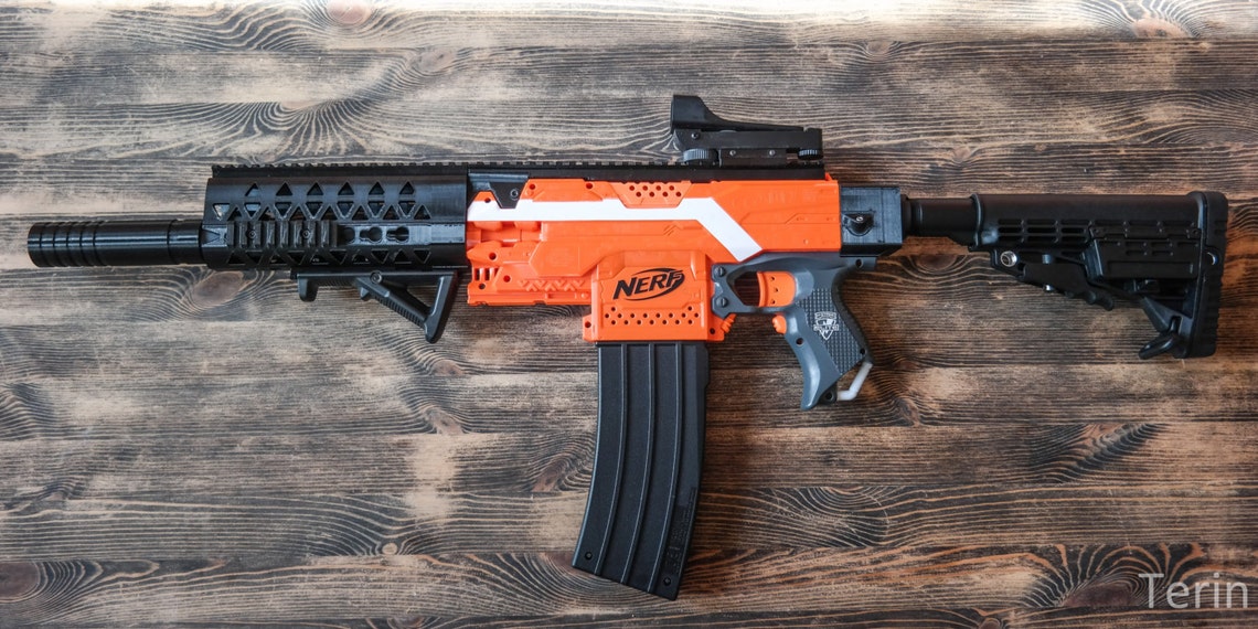 Nerf Blaster Custom AR-15 Key Mod Handguard / Barrel-extension | Etsy