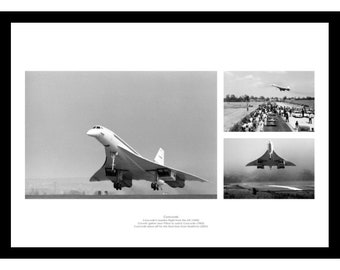 Concorde First & Last Flights Aviation Photo Memorabilia