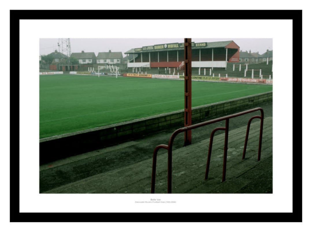 Doncaster Rovers Belle Vue Historic Old Stadium Photo Etsy