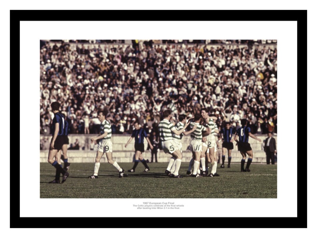 Buy Celtic 1967 European Cup Final Whistle Celebrations Photo Memorabilia  Online in India - Etsy, image size:1080x810