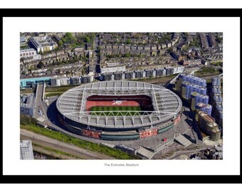 The Emirates Stadium Arsenal Aerial View Photo Memorabilia