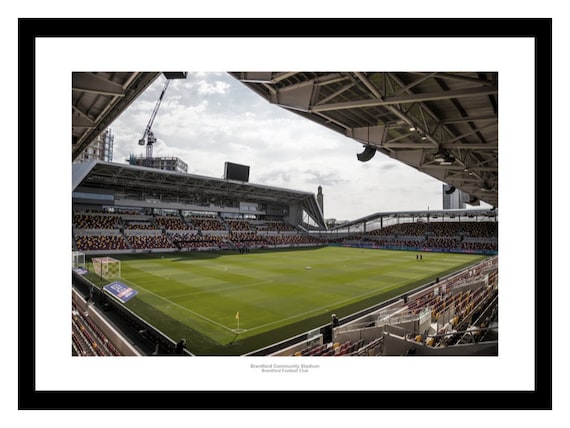 Brentford FC Community Stadium Photo Memorabilia UK