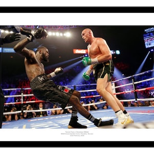 Tyson Fury v Deontay Wilder 2 Boxing Print