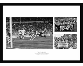 Coventry City 1987 FA Cup Final Photo Memorabilia