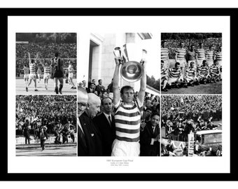 Celtic FC 1967 European Cup Final Photo Memorabilia