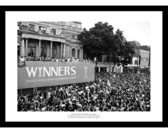 West Ham United 2023 Europa Conference League Victory Parade Photo Memorabilia