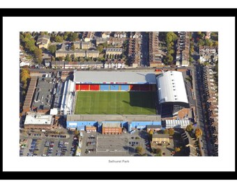Selhurst Park Crystal Palace Stadium Aerial View Photo Memorabilia