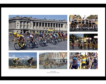 Team Sky - The Tour de France Years Cycling Photo Memorabilia