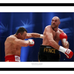 Tyson Fury v Wladimir Klitschko Boxing Photo Memorabilia