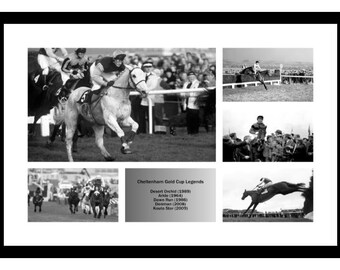Cheltenham Gold Cup Legends Horse Racing Photo Memorabilia