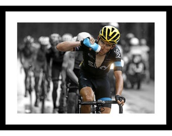 Geraint Thomas Cycling Legend Spot Colour Photo Memorabilia