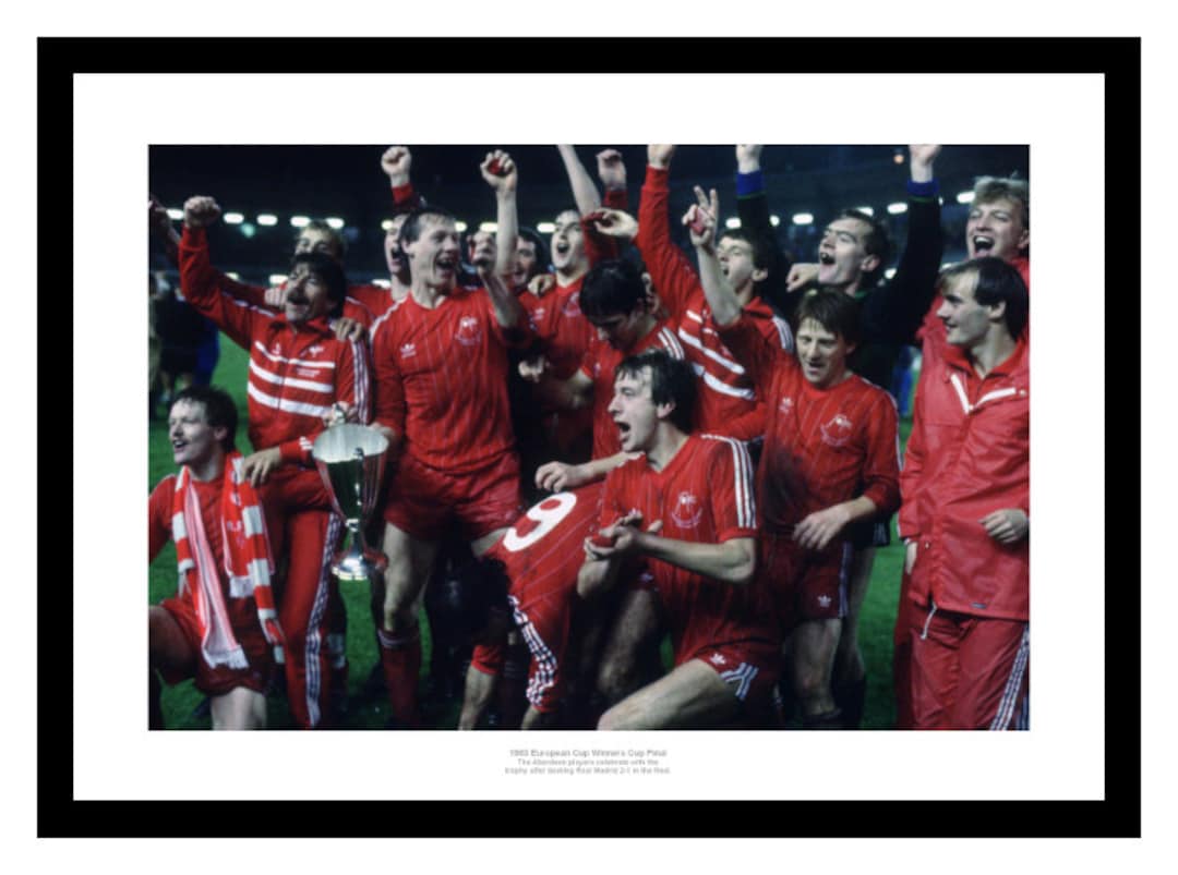 Aberdeen 1983 European Cup Winners Cup Final Photo Memorabilia Etsy UK