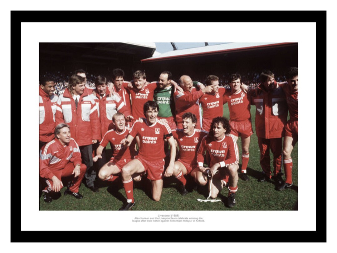 Liverpool 1988 League Champions Team Photo Memorabilia Etsy