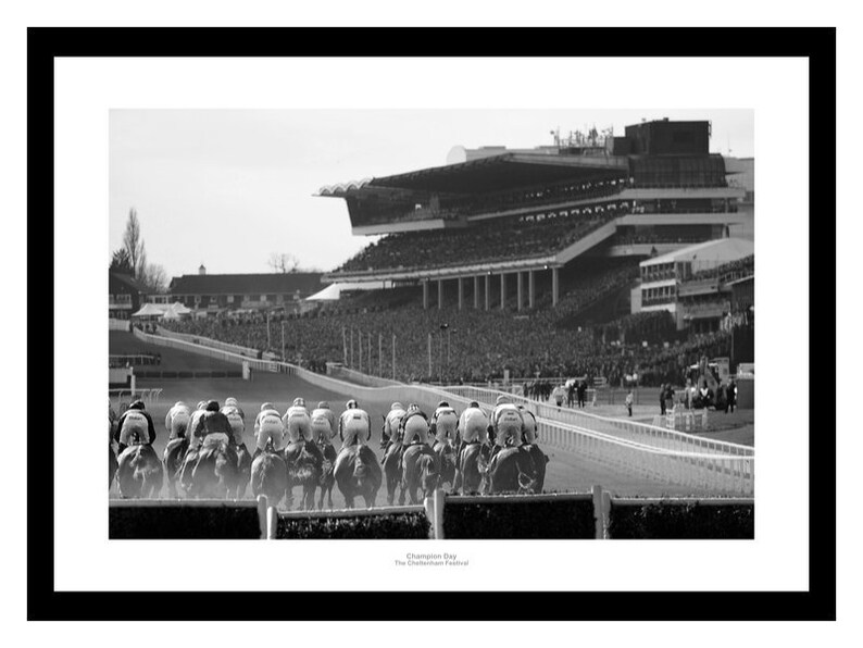 Champion Day at the Cheltenham Festival Horse Racing Photo Memorabilia image 1