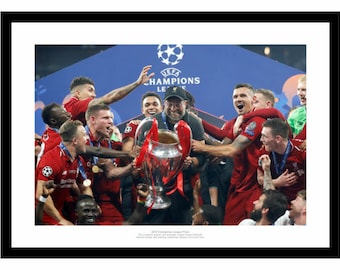 Jurgen Klopp Liverpool 2019 Champions League Final Photo Memorabilia
