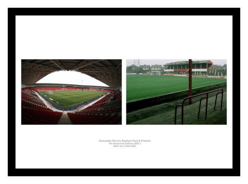 Doncaster Rovers Stadiums Past & Present Photo Memorabilia Etsy