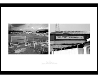 The Old Den Stadium Millwall FC Historic Print Memorabilia