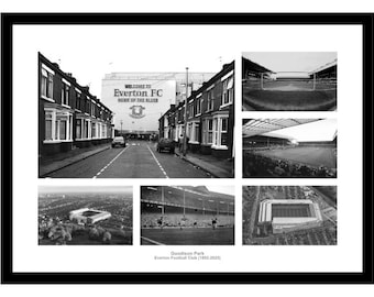 Goodison Park Everton FC Photo Montage Memorabilia
