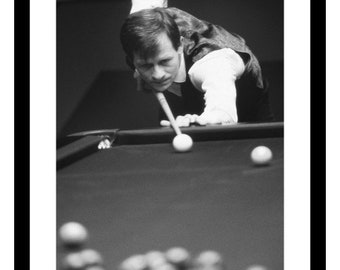 Alex Higgins 1985 Snooker World Championship Photo Memorabilia
