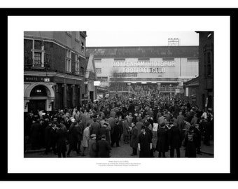 Tottenham Hotpsur Outside White Hart Lane 1962 Photo Memorabilia