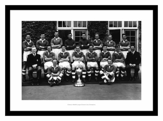 Chelsea FC 1955 League Champions Team Photo Memorabilia UK