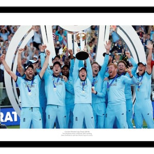 England 2019 Cricket World Cup Final Team Celebrations Photo Memorabilia