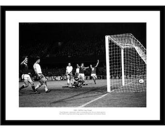 Ipswich Town 1981 UEFA Cup Final Mariner Goal Photo Memorabilia