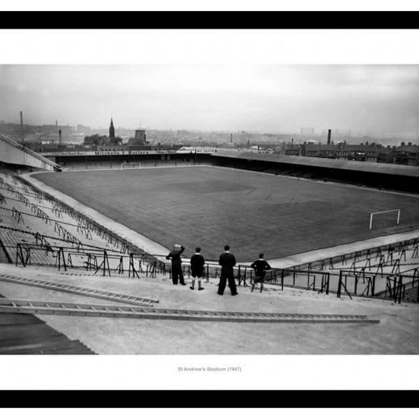 Birmingham City St Andrew's Stadium 1947 Photo Memorabilia