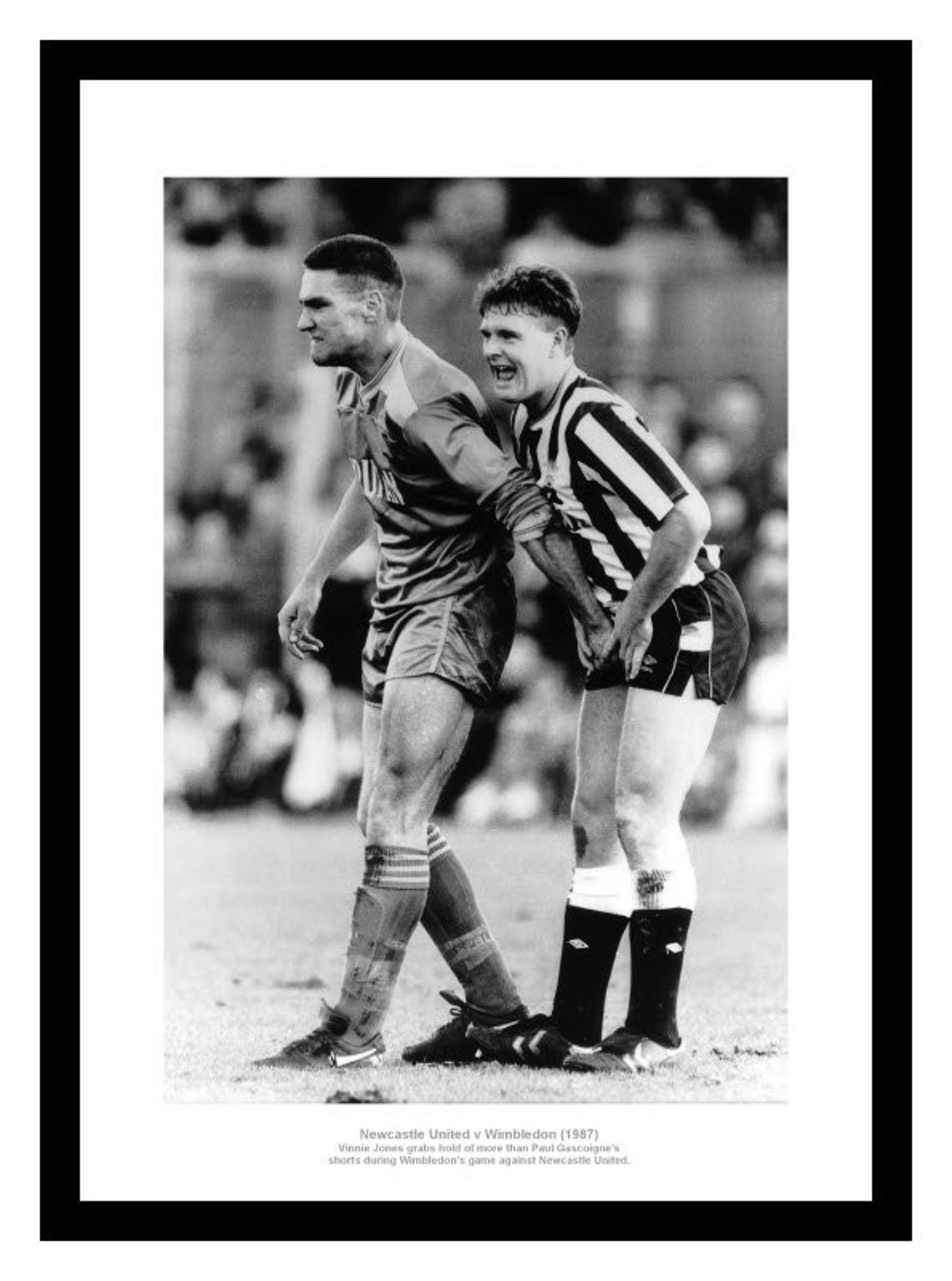Vinnie Jones Grabs Paul Gascoigne Wimbledon FC Photo Etsy Vinnie Jones Grabs Paul Gascoigne Wimbledon FC Photo Etsy