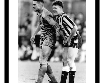 Vinnie Jones Grabs Paul Gascoigne Wimbledon FC Photo Memorabilia