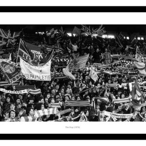 Anfield Stadium 1976 Liverpool Fans in the Kop Photo Memorabilia