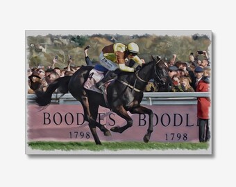 Galopin Des Champs Cheltenham Gold Cup Horse Racing Canvas Art Print