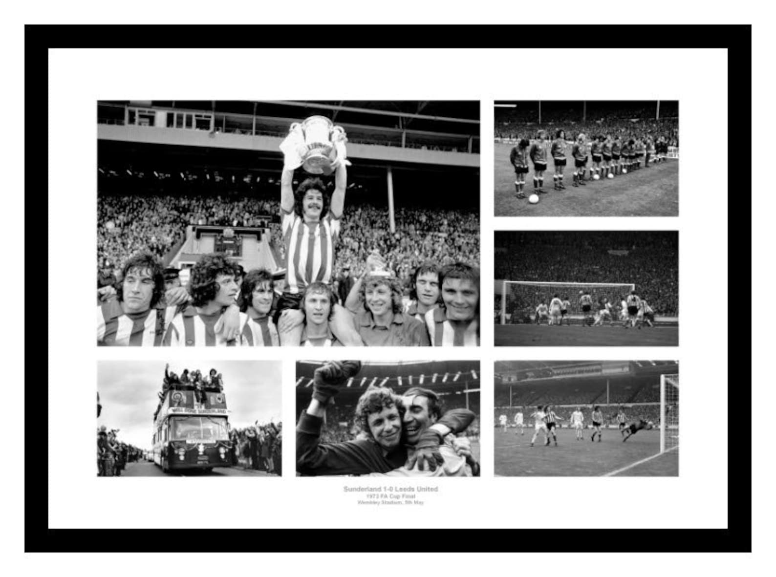Sunderland AFC 1973 FA Cup Final Photo Memorablia Etsy