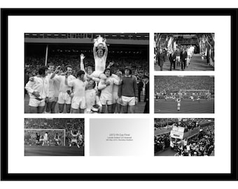 Leeds United 1972 FA Cup Final Photo Memorabilia