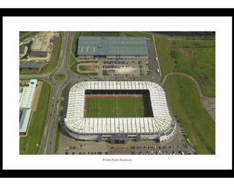 Derby County Pride Park Stadium Aerial View Photo Memorabilia