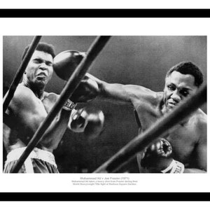 Ali v Frazier 'Battle of the Century' 1971 Boxing Photo Memorabilia