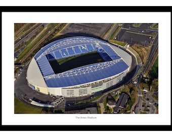 Brighton Amex Stadium Aerial View Photo Memorabilia