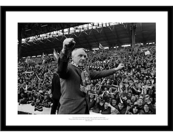 Bill Shankly Liverpool FC Classic Quote Photo Memorabilia