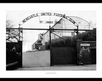Outside St James Park Stadium 1964 Newcastle United Photo Memorabilia