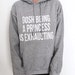 gosh being a princess is exhausting dark heather hoodies unisex for womens girls ladies funny fashion lazy relax tumblr gift winter cute gym 