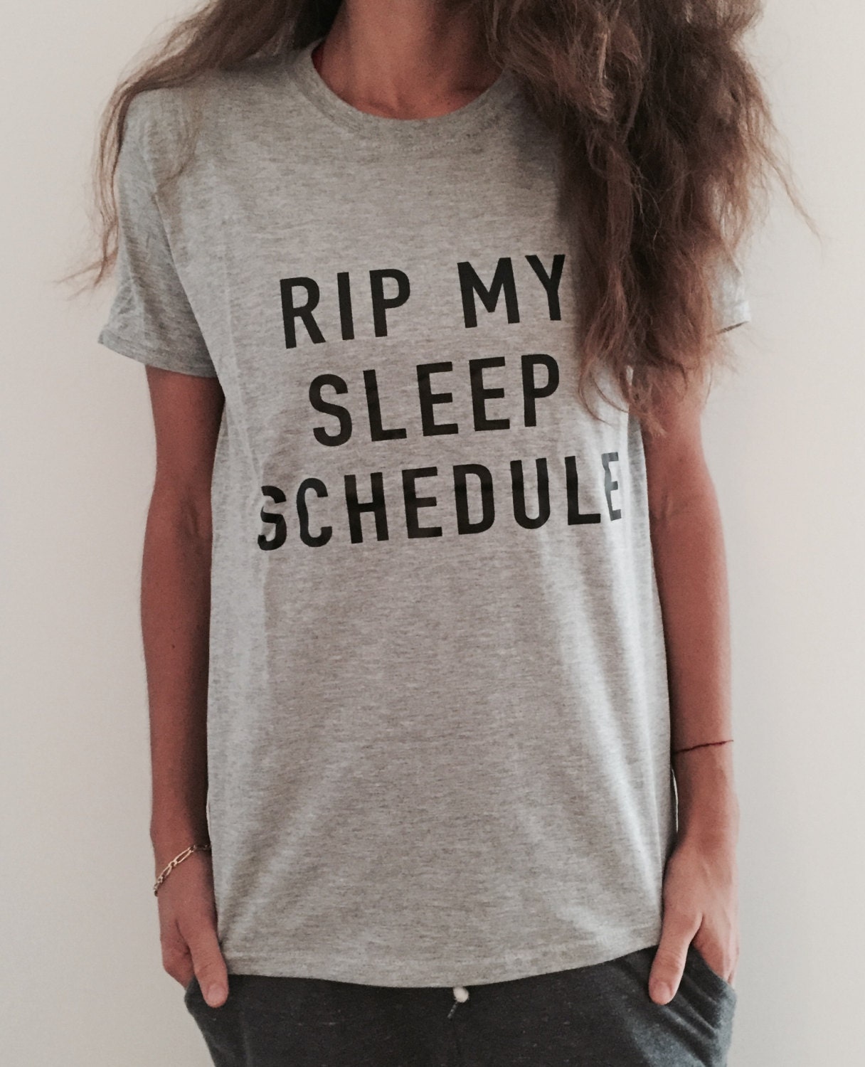 RIP My Sleep Schedule Tshirt Gray Fashion Funny Slogan Womens - Etsy Canada