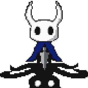Hollow Knight Cross Stitch PDF File Download