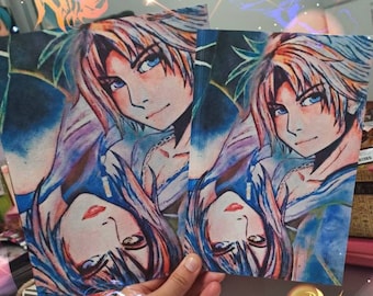 Final Fantasy X-2 Yuna & Tidus Prints